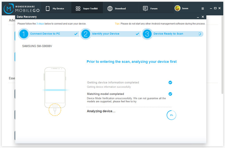 recovery data on your Android